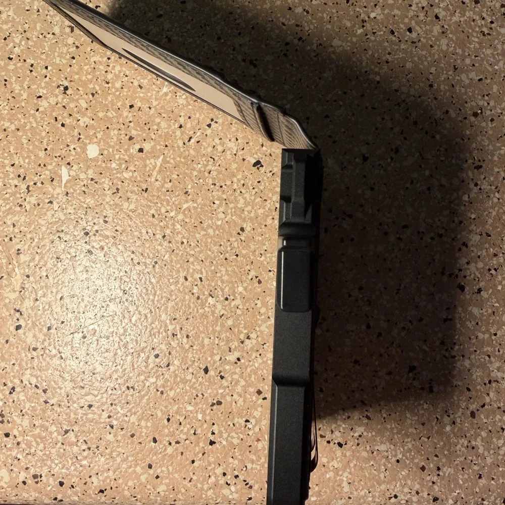 Carbon Fiber Black Money Clip Card Holder